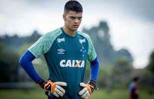 Gabriel Brazo (goleiro) - o jovem de 18 anos tem 70% dos direitos econmicos em posse do Cruzeiro.