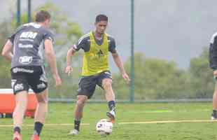 Treino do Atltico na Cidade do Galo, na manh desta tera-feira (24/1).