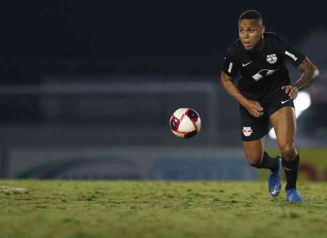 Formado na base do Flamengo, Natan chegou por emprstimo ao Bragantino em maro de 2021