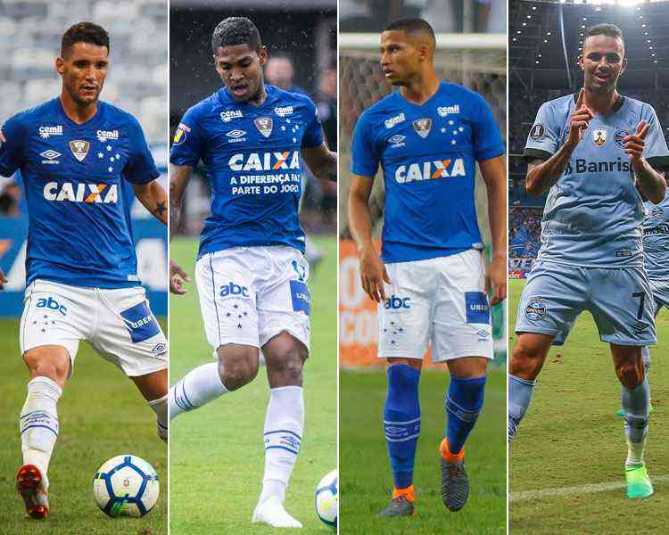 Vinnicius Silva, Bruno Haddad, Vinnicius Silva/Cruzeiro; Lucas Uebel/Grmio