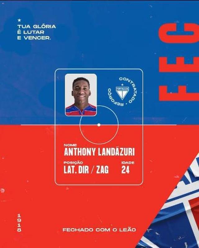 Anthony Landazuri, lateral-direito/zagueiro (Fortaleza)