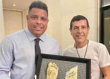 Gestor do Cruzeiro, o empresário e ex-atacante brasileiro Ronaldo Fenômeno está no Oriente Médio para assistir aos jogos da Copa do Mundo