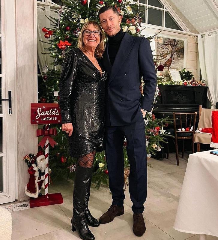 Lewandowski e famlia