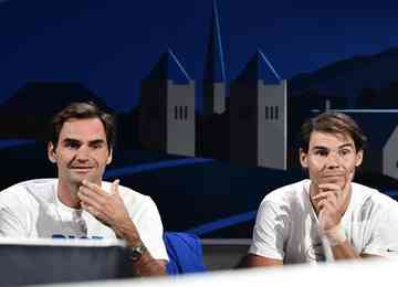 Nadal e Federer, ambos ex-número 1 do mundo, disputaram as duplas juntos na primeira edição da competição, em 2017