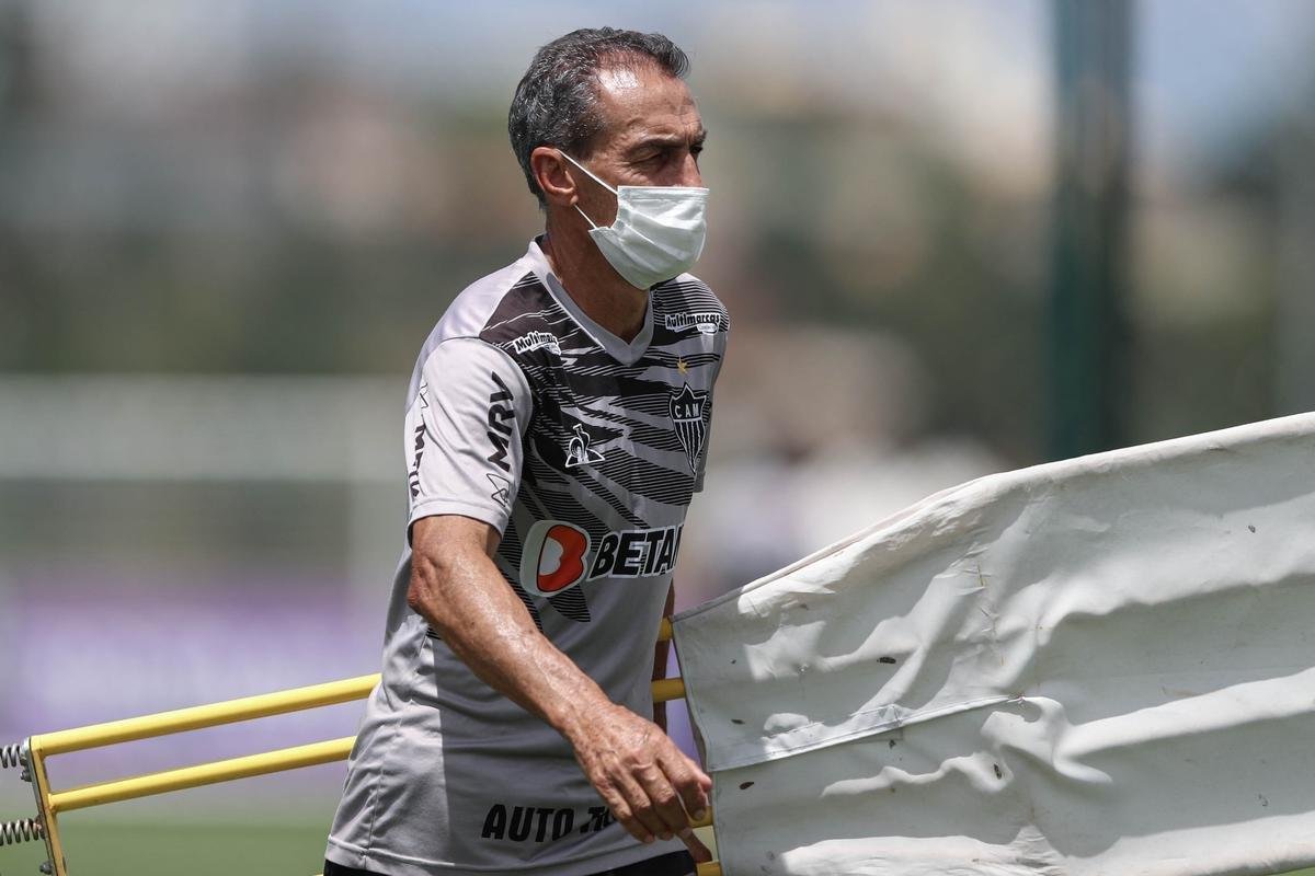 Treino do Atltico em 15/3/2021, na Cidade do Galo