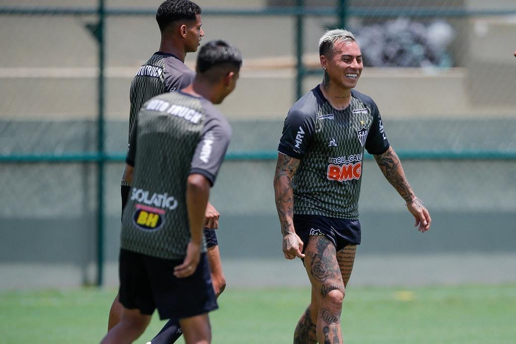 Fotos do treino: Atlético se prepara para enfrentar o Corinthians