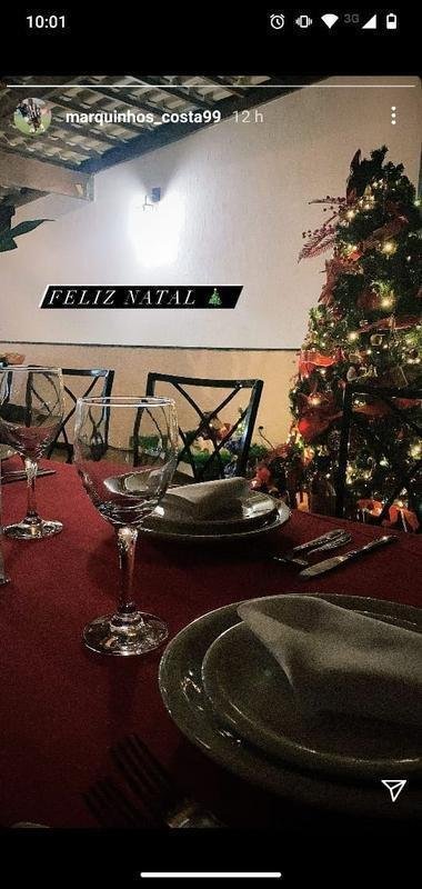 Marquinhos e os preparativos para a ceia 