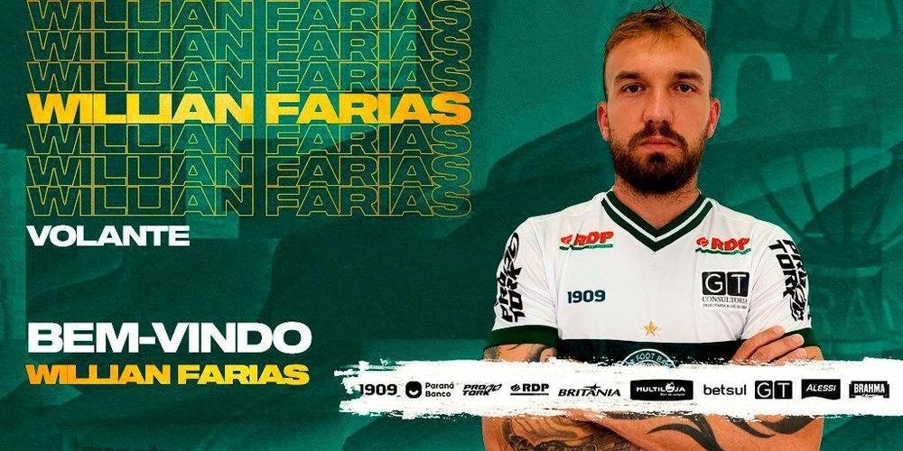 Willian Farias, volante (Coritiba)