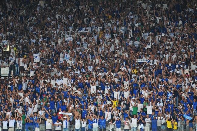 Fotos da torcida do Cruzeiro antes e durante a partida contra o Cricima, neste domingo (4), no Mineiro, pela 28 rodada da Srie B