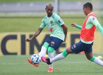 Seleção Brasileira goleou o Boavista em jogo-treino na Granja Comary; equipe se prepara para o Torneio Sul-Americano Sub-20

