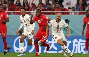 No Estdio Al Thumama, Canad e Marrocos se enfrentam pela ltima rodada do Grupo F da Copa do Mundo do Catar