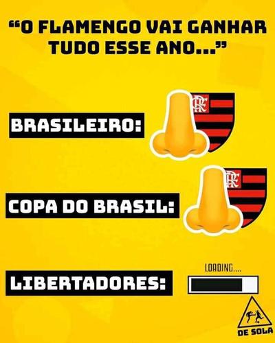 Memes da eliminação do Flamengo para o Athletico-PR na Copa do Brasil