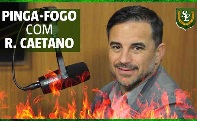 Rodrigo Caetano, diretor de futebol do Atlético, participou do quadro 'Pinga-Fogo'