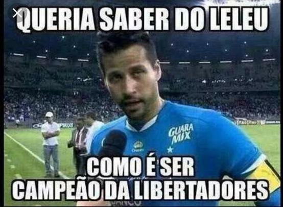 Torcedores rivais foram s redes provocar Cruzeiro pela eliminao na Libertadores