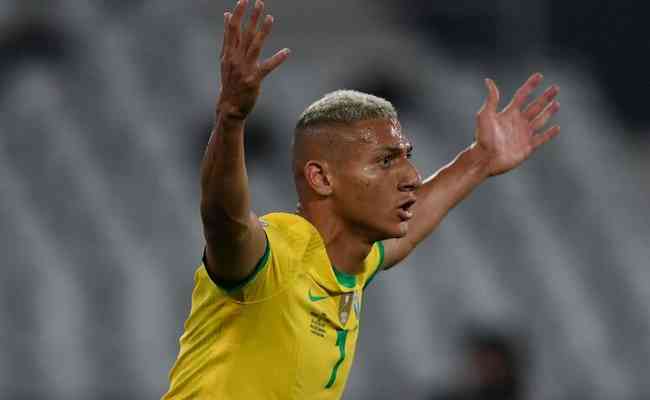 Richarlison  titular da Seleo Brasileira na Copa Amrica
