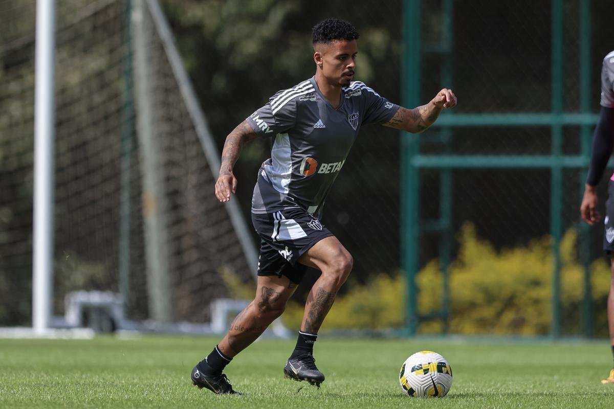 Fotos do ltimo treino do Atltico antes do jogo contra o Botafogo