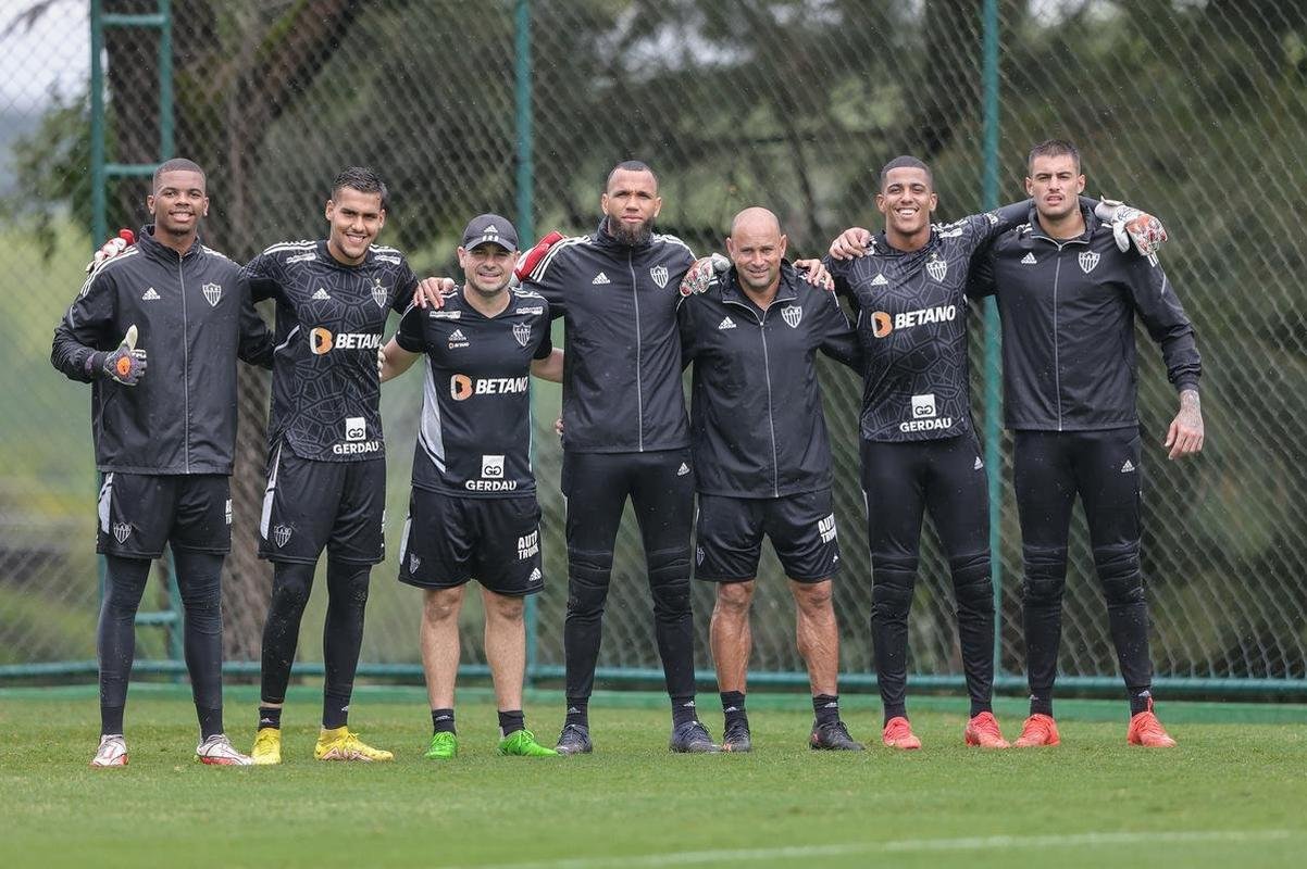 Treino do Atltico na Cidade do Galo, na manh desta tera-feira (24/1).