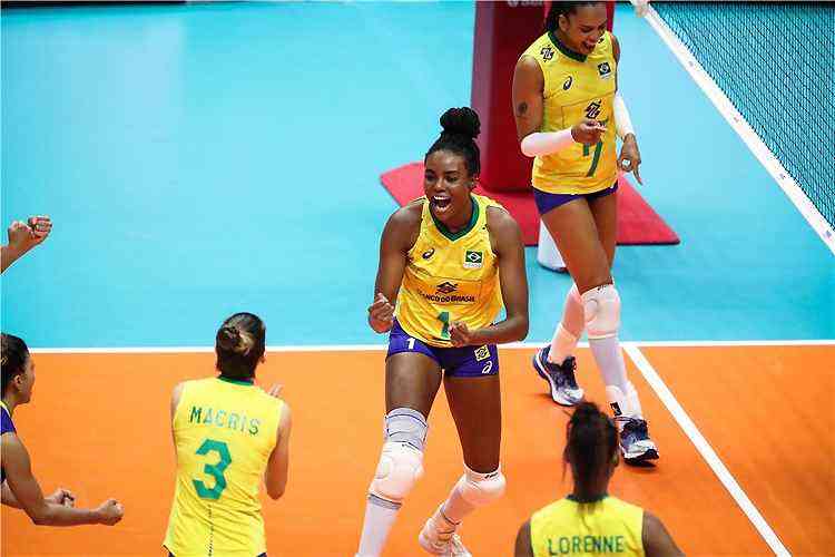 BRASIL 3 X 0 COREIA DO SUL, Vôlei Feminino