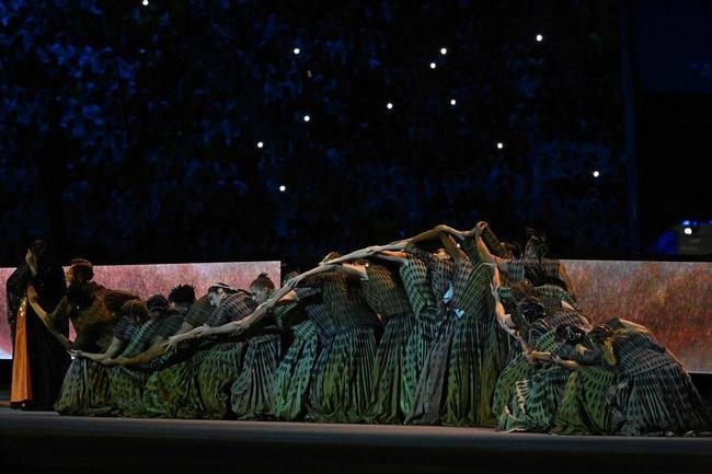 Fotos da cerimnia de abertura da Copa do Mundo do Catar, no Estdio Al Bayt, na cidade de Al Khor
