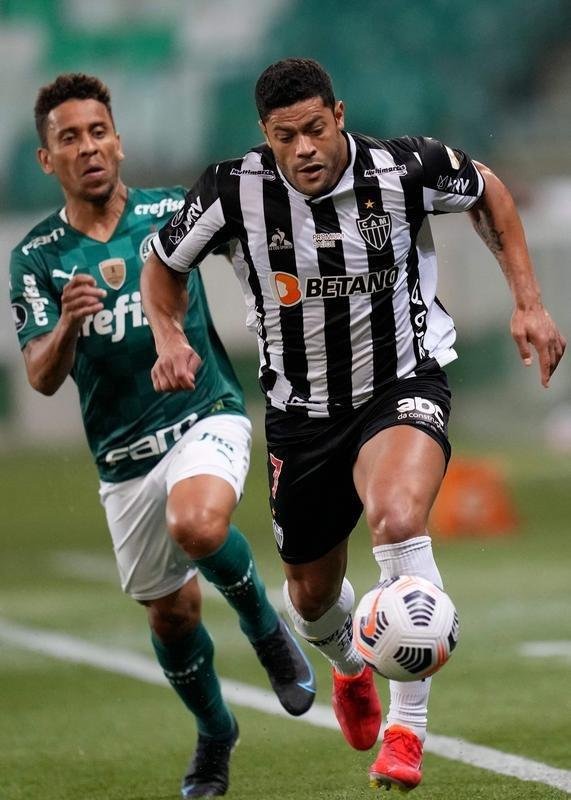 Fotos do jogo de ida da semifinal da Copa Libertadores de 2021, entre Palmeiras e Atltico, no Allianz Parque, em So Paulo