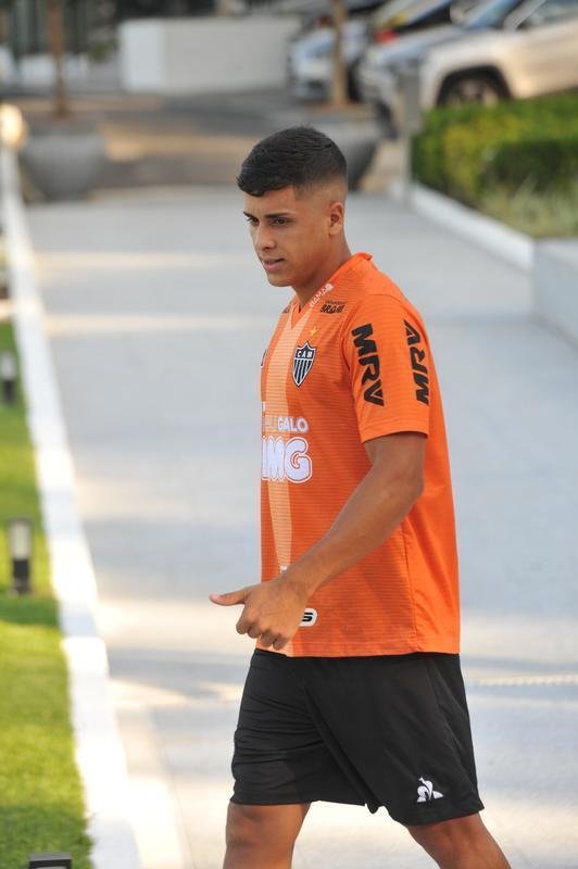 Fotos do ltimo treino do Atltico antes do jogo contra o Unin La Calera