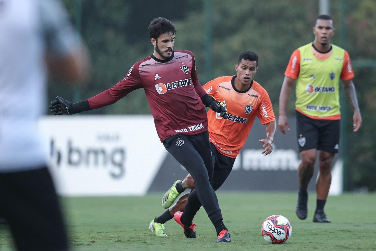 Com novo uniforme de treino, Atlético fechou nesta sexta-feira sua preparação para enfrentar o Athletic, às 19h deste sábado, no Independência, pela 11ª rodada do Campeonato Mineiro