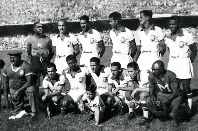 Botões para Sempre: Foto histórica - Copa de 1950 - Brasil e Suíça