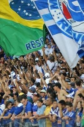 Veja imagens da torcida do Cruzeiro para o jogo com o Atltico-PR