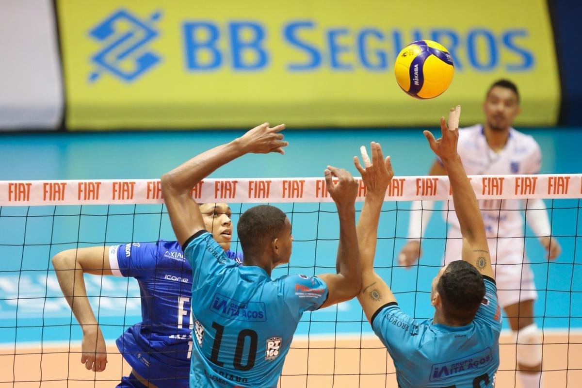 Minas abriu srie semifinal contra o Itapetininga com vitria por 3 a 0, em Saquarema