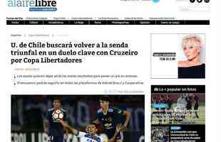 Cooperativa: 'La U tentar retornar ao caminho triunfal em um duelo-chave com o Cruzeiro pela Copa Libertadores. Os azuis querem deixar para trs os maus resultados e colocar os ps nas oitavas de final'