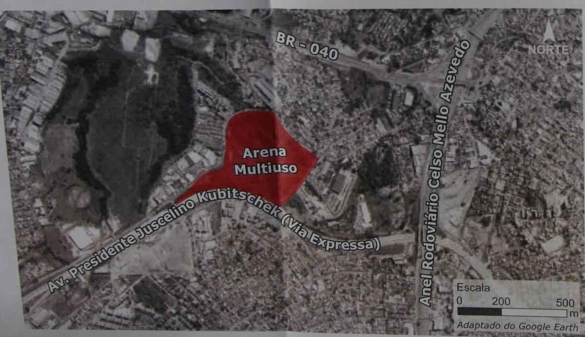 Imagens do projeto da Arena MRV, o estdio do Atltico, apresentadas  PBH e ao estado