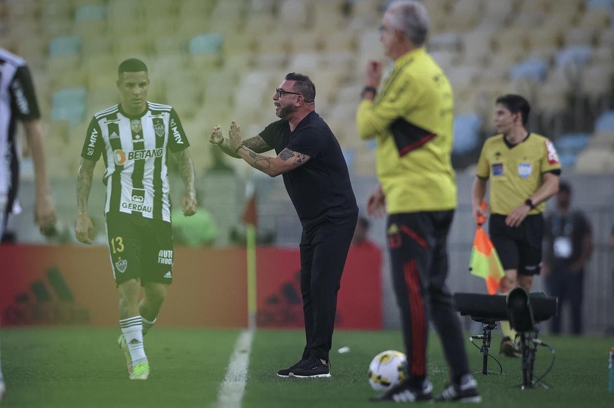 Fotos do jogo de volta das oitavas de final da Copa do Brasil, entre Flamengo e Atltico, no Maracan, no Rio de Janeiro