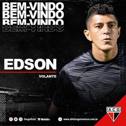 O Atlético-GO anunciou a contratação do volante Edson, que estava na Ponte Preta