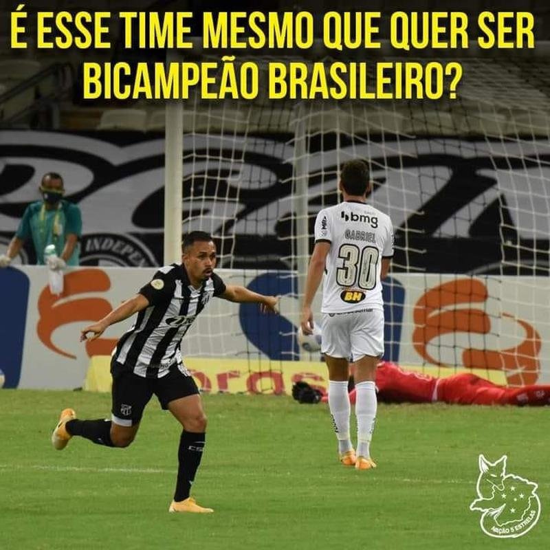 Atltico perde para o Cear no Brasileiro e vira alvo de zoeiras