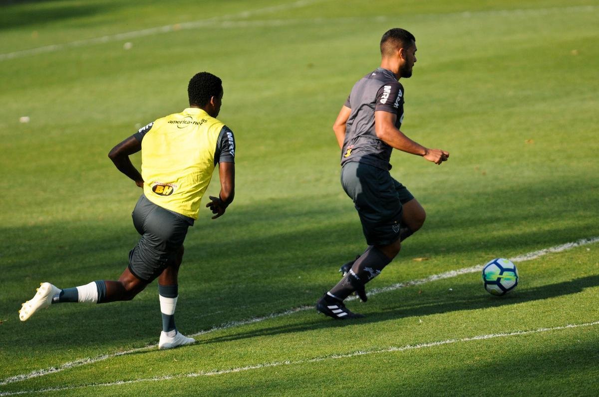 Nesta quarta-feira, os reservas do Atltico realizaram um treino coletivo contra o time sub-20 do Galo