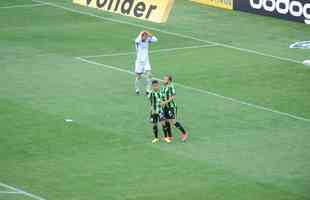 Amrica saiu na frente com gol contra marcado pelo zagueiro Luciano Castn, do CSA: 1 a 0