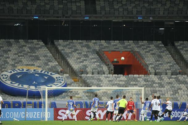 Fotos do jogo entre Cruzeiro e Grmio