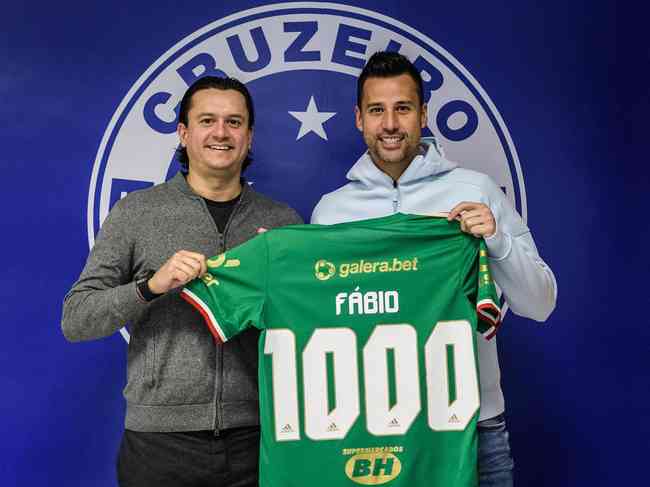 Goleiro Fábio completa 900 jogos pelo Cruzeiro