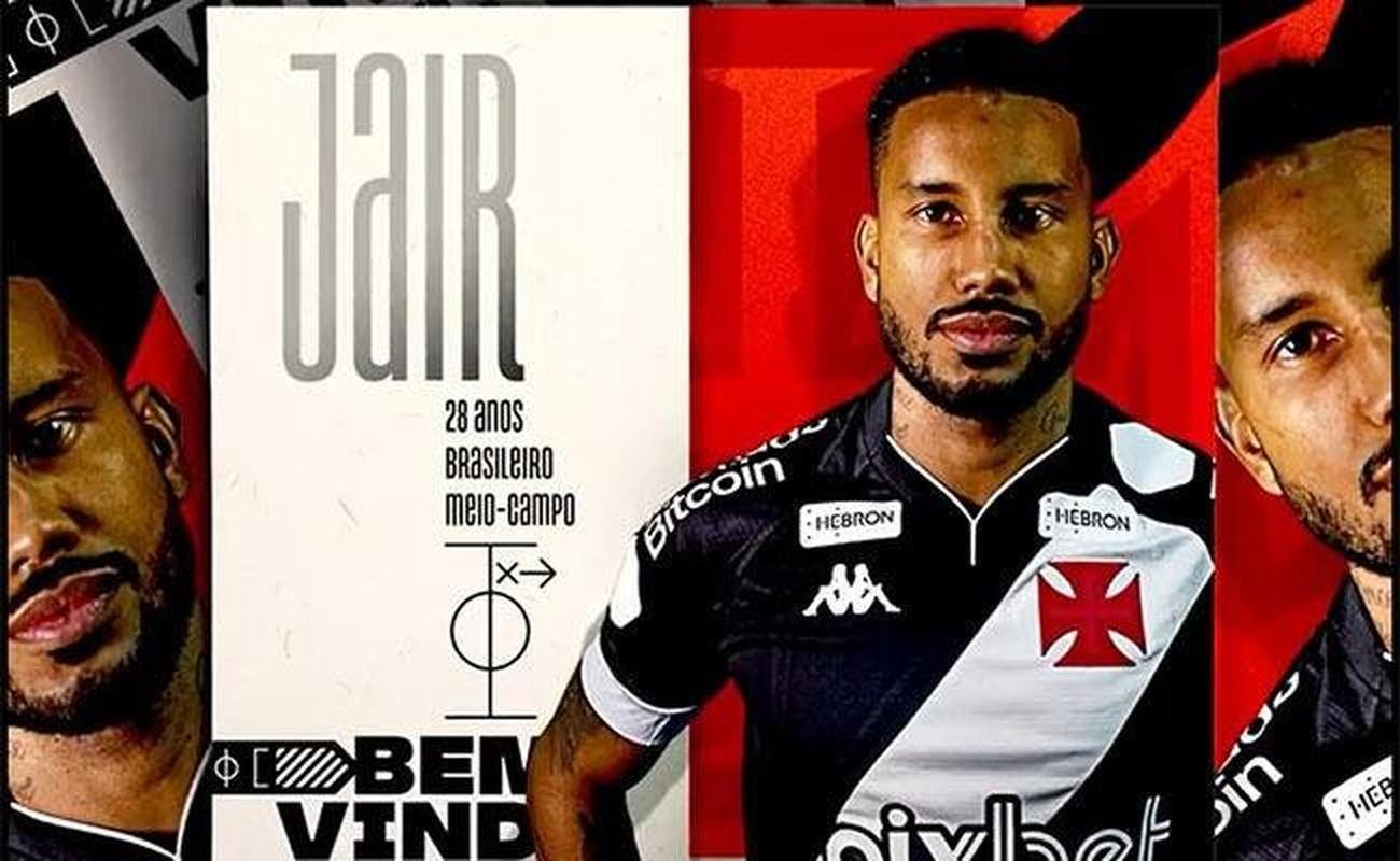 Vasco anunciou o volante Jair