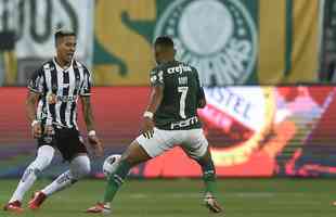 Fotos do jogo de ida da semifinal da Copa Libertadores de 2021, entre Palmeiras e Atltico, no Allianz Parque, em So Paulo