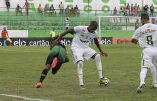 Imagens da partida entre Murici-AL e Amrica, em Alagoas, pela segunda fase da Copa do Brasil