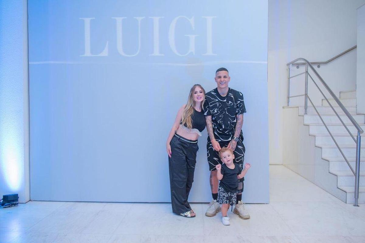 Arana espera chegada de mais um filho, Luigi