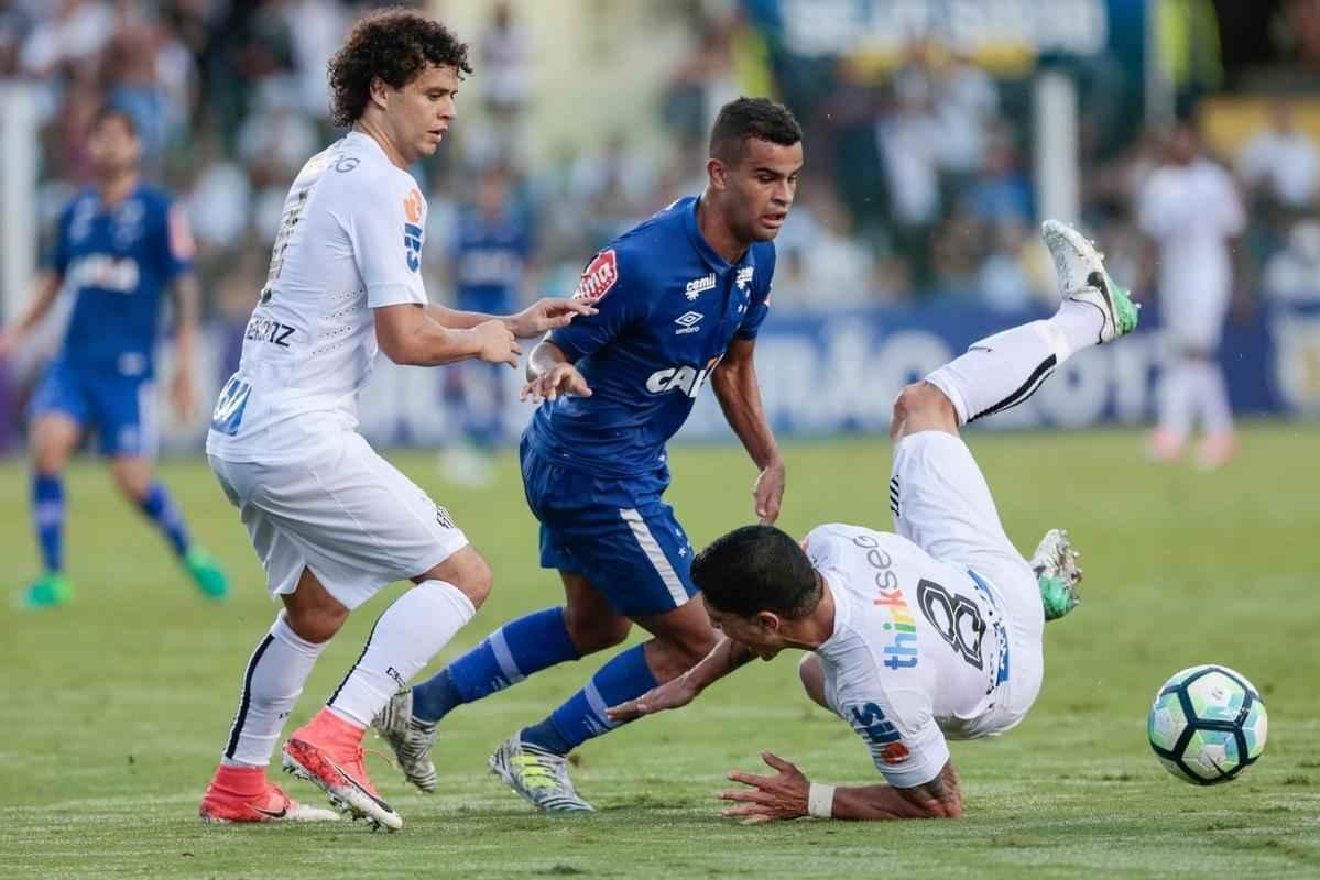 Cruzeiro venceu o Santos por 1 a 0, neste domingo, em partida vlida pela terceira rodada do Brasileiro
