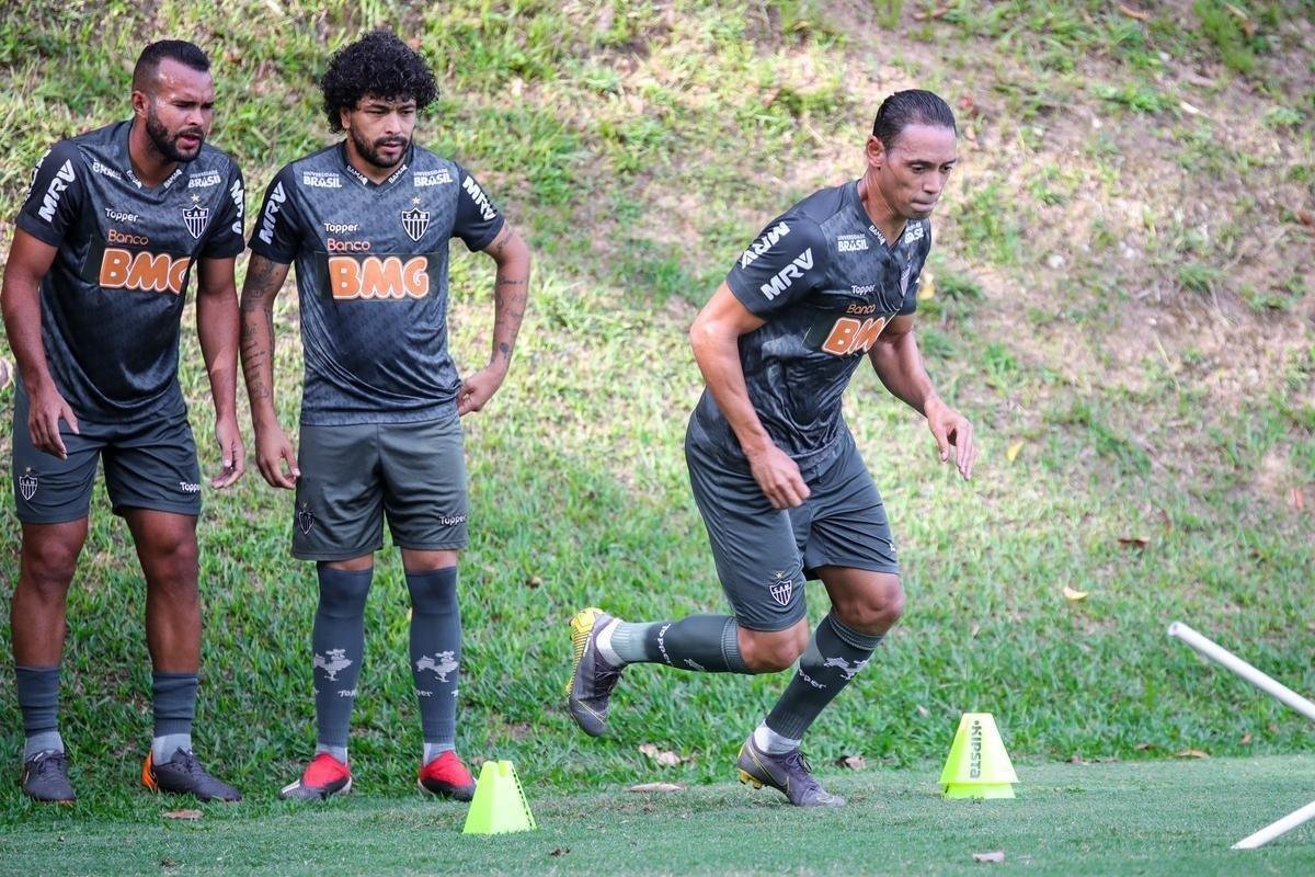 Atltico treinou nesta tera-feira, na Cidade do Galo