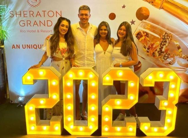 Bruno Fuchs com a família