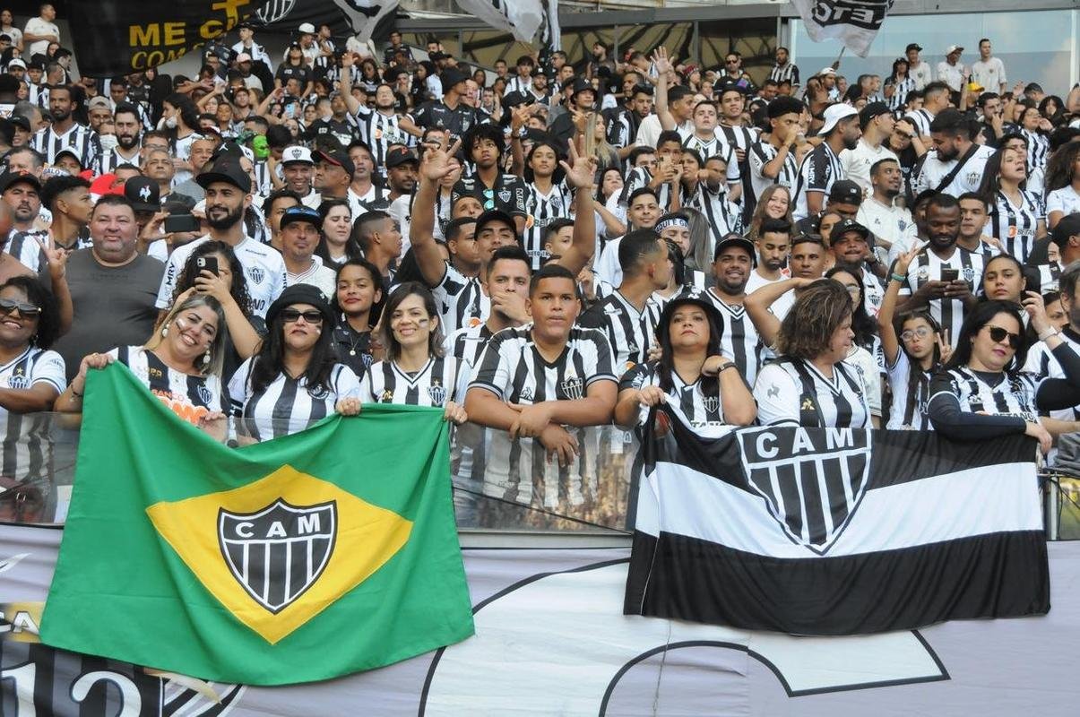 Fotos da torcida do Atltico na partida contra o Flamengo, no Mineiro, em Belo Horizonte, pela 13 rodada do Campeonato Brasileiro