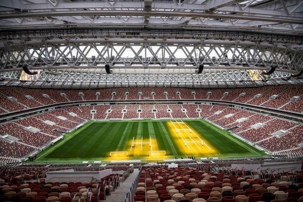 Luzhniki receberá quatro jogos da primeira fase, um duelo das oitavas, uma semifinal e a decisão