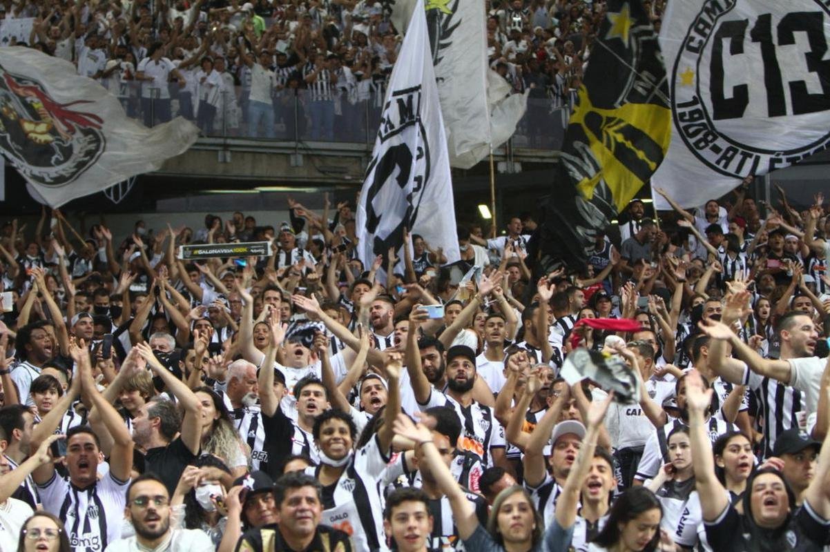 Fotos da torcida do Atltico no Mineiro durante a partida contra o Juventude pela 34 rodada do Campeonato Brasileiro