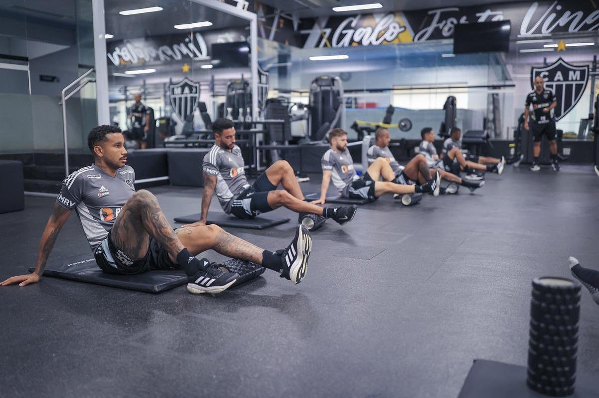 Treino do Atltico na Cidade do Galo, nesta quinta-feira (29/9).