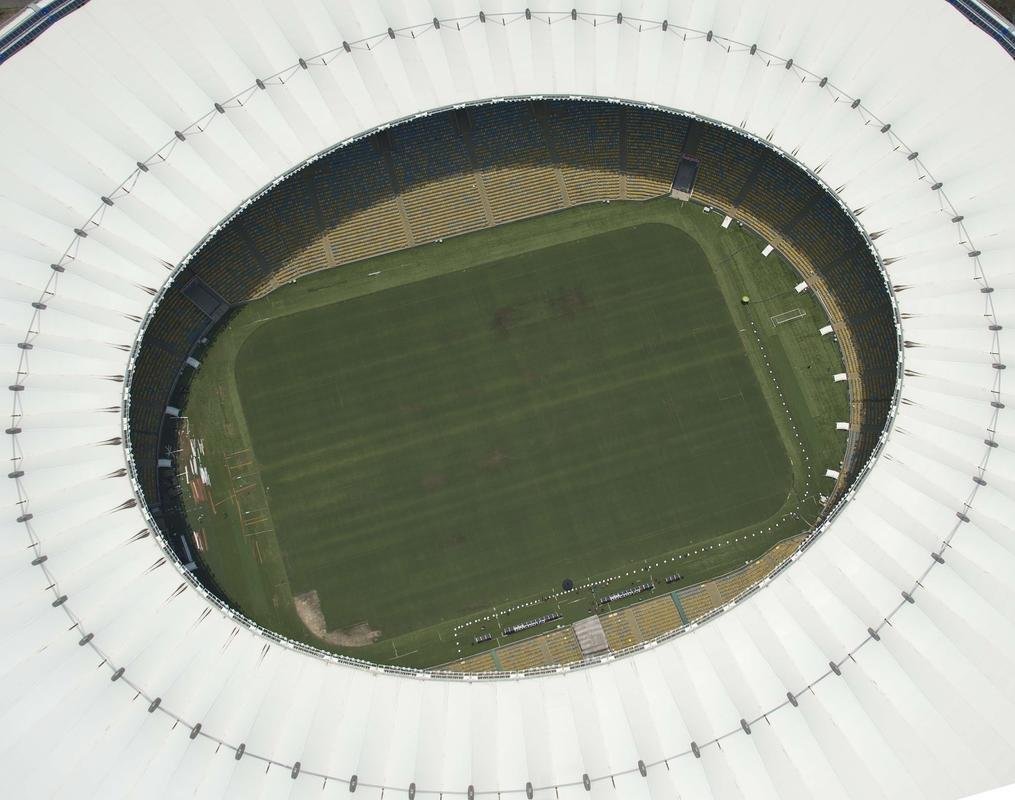 Palco da final das Copas do Mundo de 1950 e 2014, Maracan receber jogos de futebol e ser palco das cerimnias de abertura e encerramento
